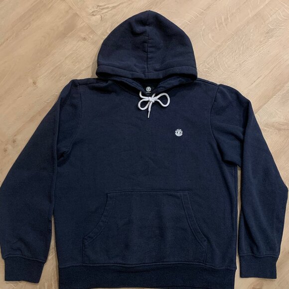 Element Skateboards Cornell Classic Pullover Hoodie Sweatshirt Navy Blue Men's M - Picture 1 of 5